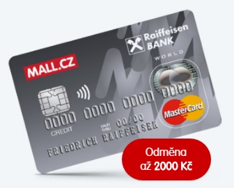 Kreditní karta se slevou na mall.cz