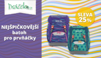Dracek.cz -25 % na batoh pro prvňáčky