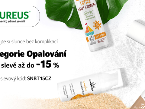 Naureus.cz -15 % na opalovací kosmetiku