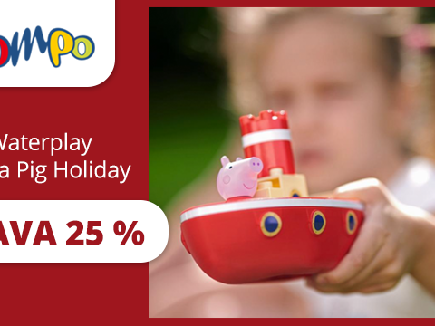 Pompo.sk -25 % na Peppa Pig Holiday