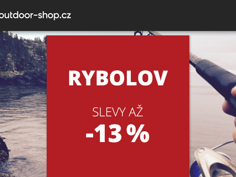 Outdoor-Shop.cz Až -13 % na rybolov