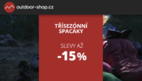 Outdoor-Shop.cz Až -15 % na třísezónní spacáky