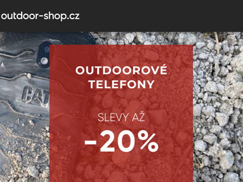 Outdoor-Shop.cz Až -20 % na outdoorové telefony