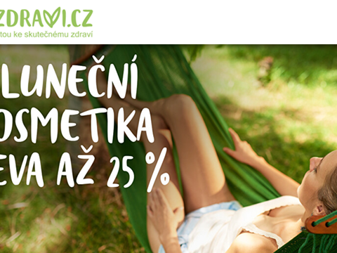 Prozdravi.cz Až -25 % na sluneční kosmetiku
