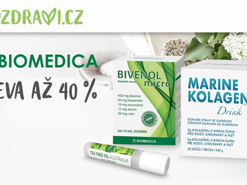 Prozdravi.cz Až -40 % na Biomedica