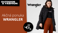 Outdoor-Fashion.sk Až -47 % na Wrangler