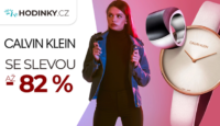 Hodinky.cz Až -82 % na Calvin Klein