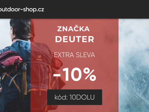Outdoor-Shop.cz -10 % na Deuter