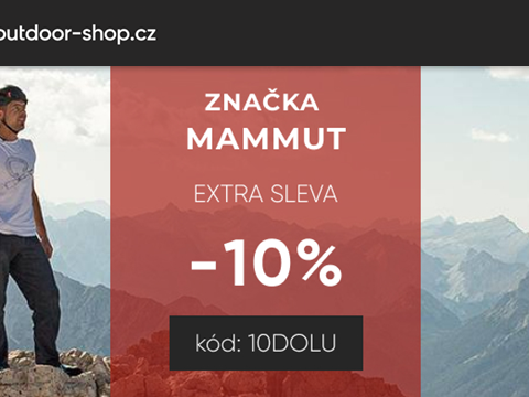 Outdoor-Shop.cz -10 % na Mammut
