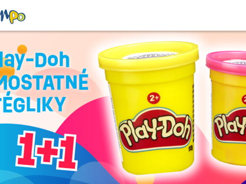 Pompo.sk 1+1 na Play-Doh tégliky