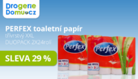 Drogerie-domu.cz -29 % na Perfex toaletní papír