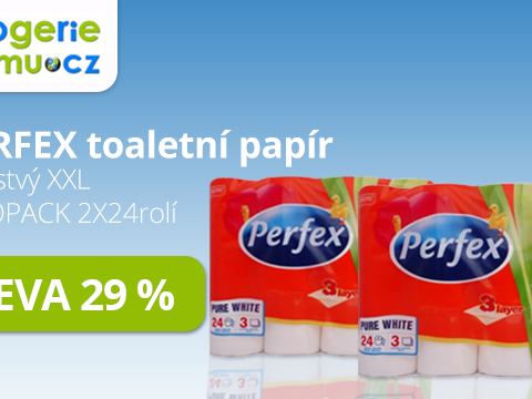 Drogerie-domu.cz -29 % na Perfex toaletní papír