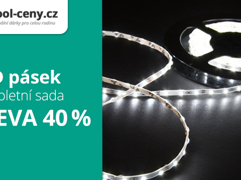Cool-ceny.cz -40 % na LED pásek bílý