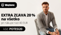 Wayfarer.sk Extra zľava 20 %