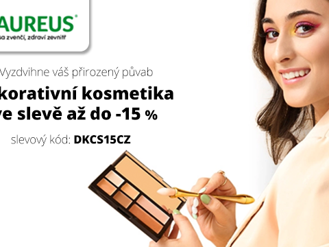 Naureus.cz -15 % na dekorativní kosmetiku