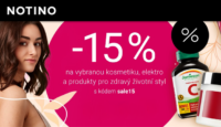 Notino.cz -15 % na vybranou kosmetiku