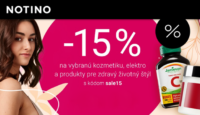 Notino.sk -15 % na vybranú kozmetiku