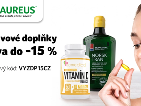 Naureus.cz -15 % na výživové doplňky