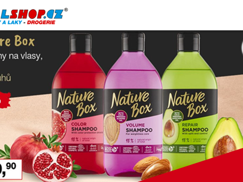 BALSHOP.cz -16 % na Nature Box šampóny