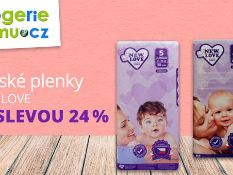 Drogerie-domu.cz -24 % na dětské plenky
