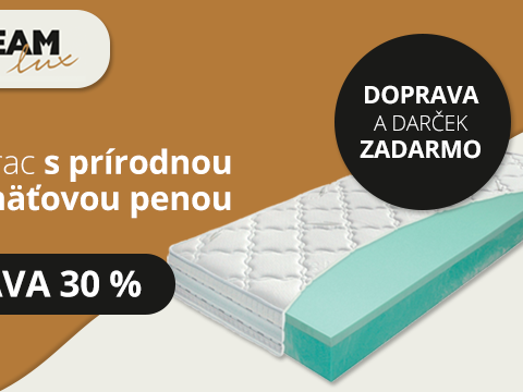 Dreamlux.sk -30 % na matrac