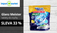 Importmarket.cz -33 % na tablety do myčky