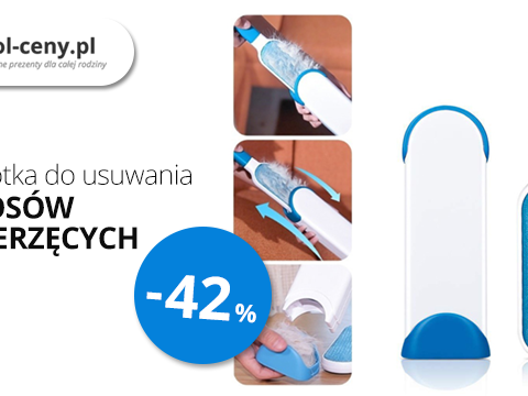 Cool-ceny.pl -42 % na Szczotka do usuwania włosów zwierzęcych