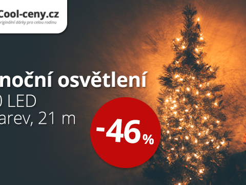 Cool-ceny.cz -46 % na vánoční osvětlení