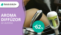 Remek-arak.hu -62 % Aroma diffúzor az autóba