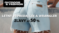 Outdoor-Fashion.sk Až -50 % na dámske Lee a Wrangler