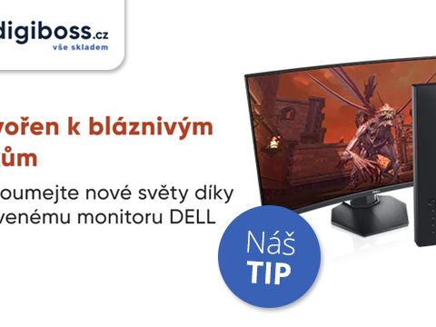 Digiboss.cz Zakřivený monitor Dell