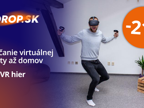 Adrop.sk -21 % na VR