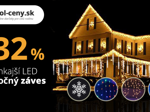 Cool-ceny.sk -32 % na LED záves