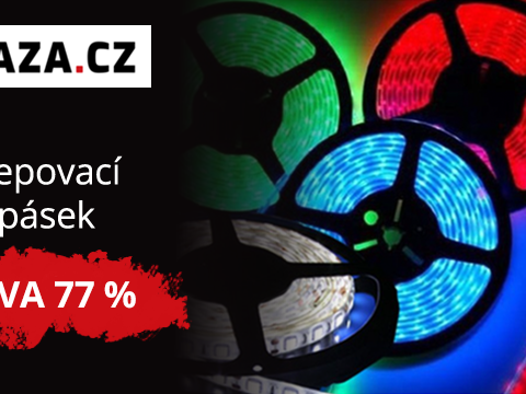 Plaza.cz -77 % na LED pásek