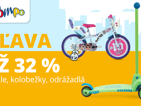 Pompo.sk Až -32 % na bicykle