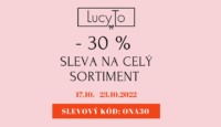 LucyTo.cz Extra -30 % na vše