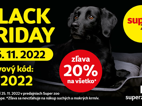 Superzoo.sk -20 % na Black Friday