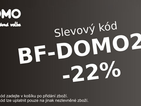 DOMO-ELEKTRO.cz -22 % na Black Friday