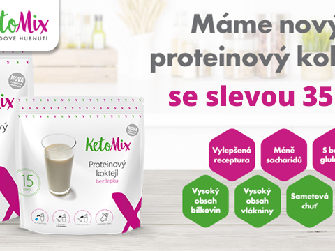 Ketomix.cz -35 % na nový proteinový koktejl