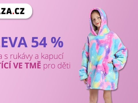 Plaza.cz -54 % na deku svítící ve tmě