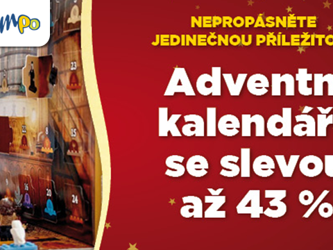 Pompo.cz Až -43 % na adventní kalendáře