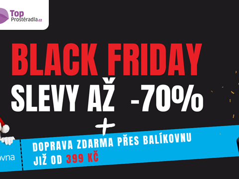 TopProsteradla.cz Až -70 % na Black Friday