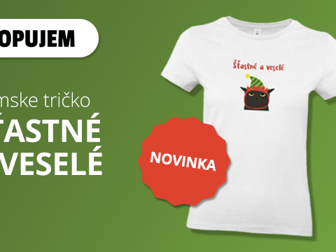 Shopujem.sk Novinka Šťastné a veselé