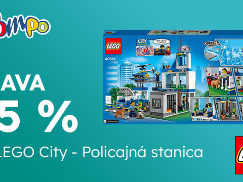 Pompo.sk 25% Sleva na Lego Policejní stanici
