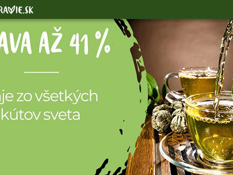 Prezdravie.sk Sleva 41% na čaje