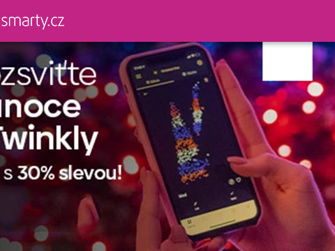 Smarty.cz Twinkly - chytré vánoční osvětlení - akční ceny