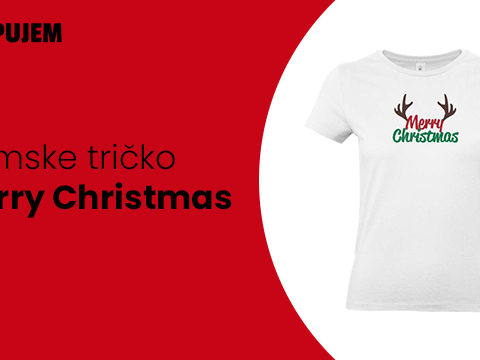 Shopujem.sk Dámské tričko - Merry Christmas