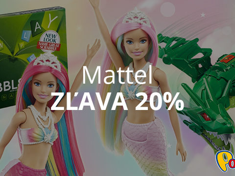 Pompo.sk Sleva 20% na Mattel