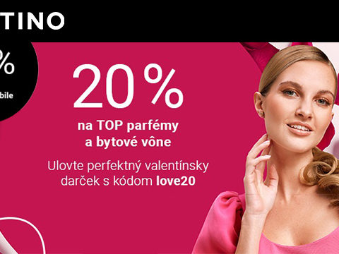 Notino.sk Sleva 20% na TOP parfémy a bytové vůně