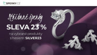 Sperky.cz Sleva 23% na stříbrné šperky
